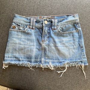 Abercrombie Jean Skirt